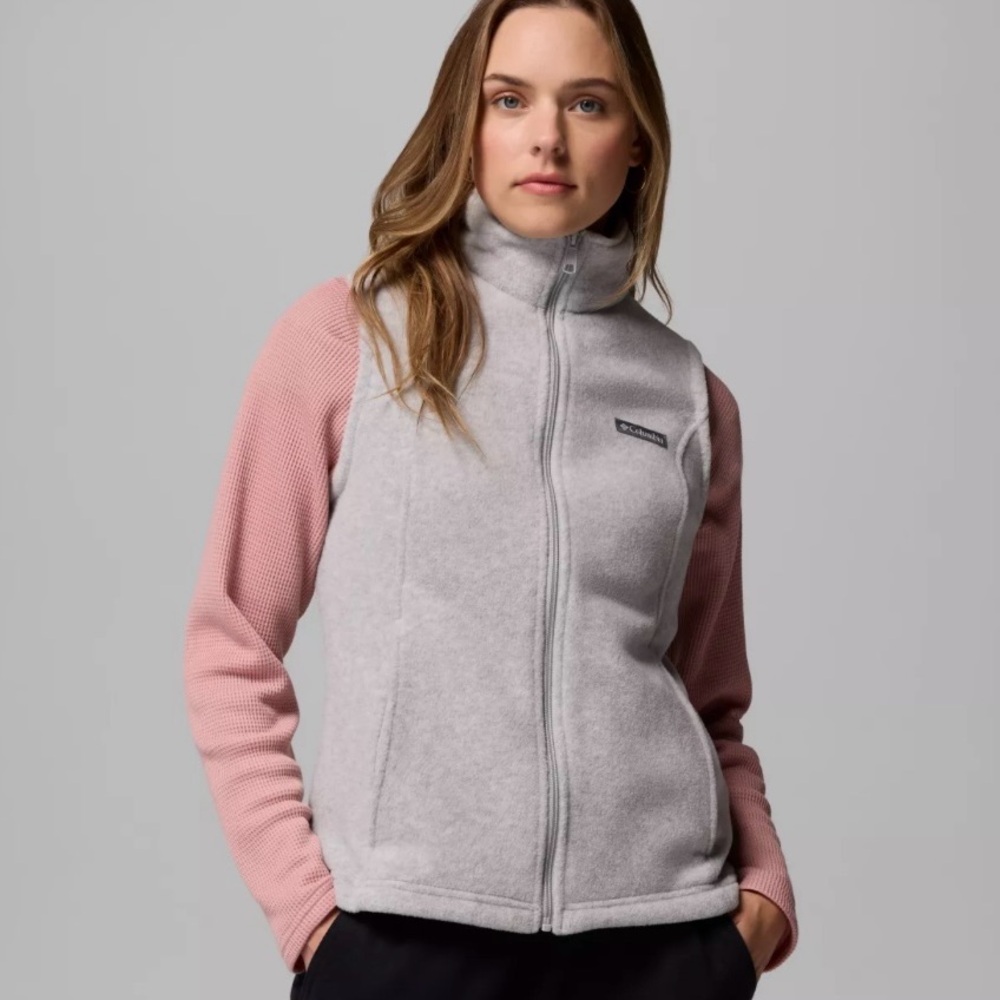 Gray Columbia Fleece Vest - Picture 3 of 10